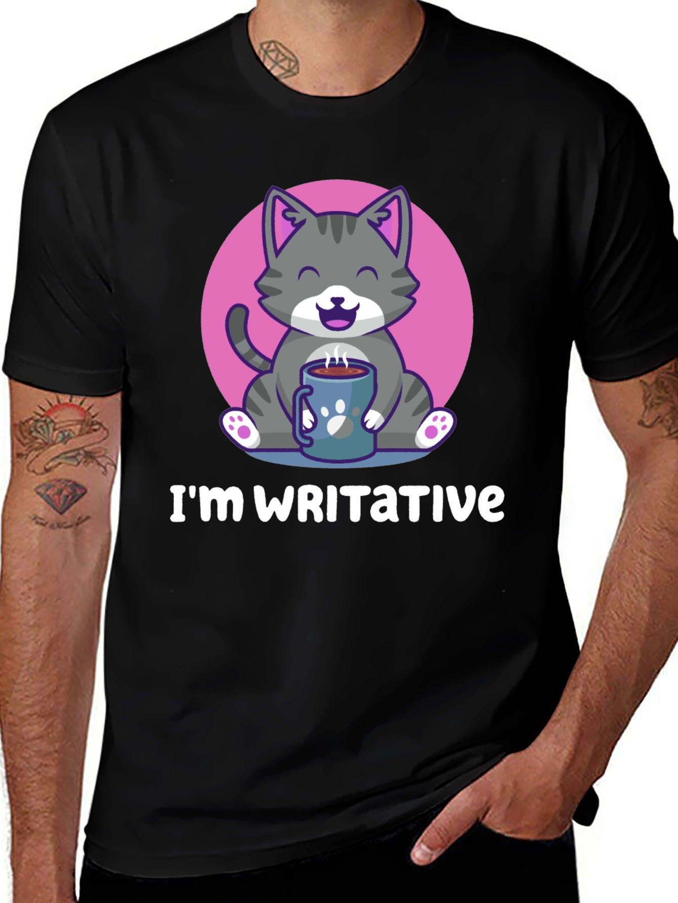 Im Writative Cat Lover T-Shirt