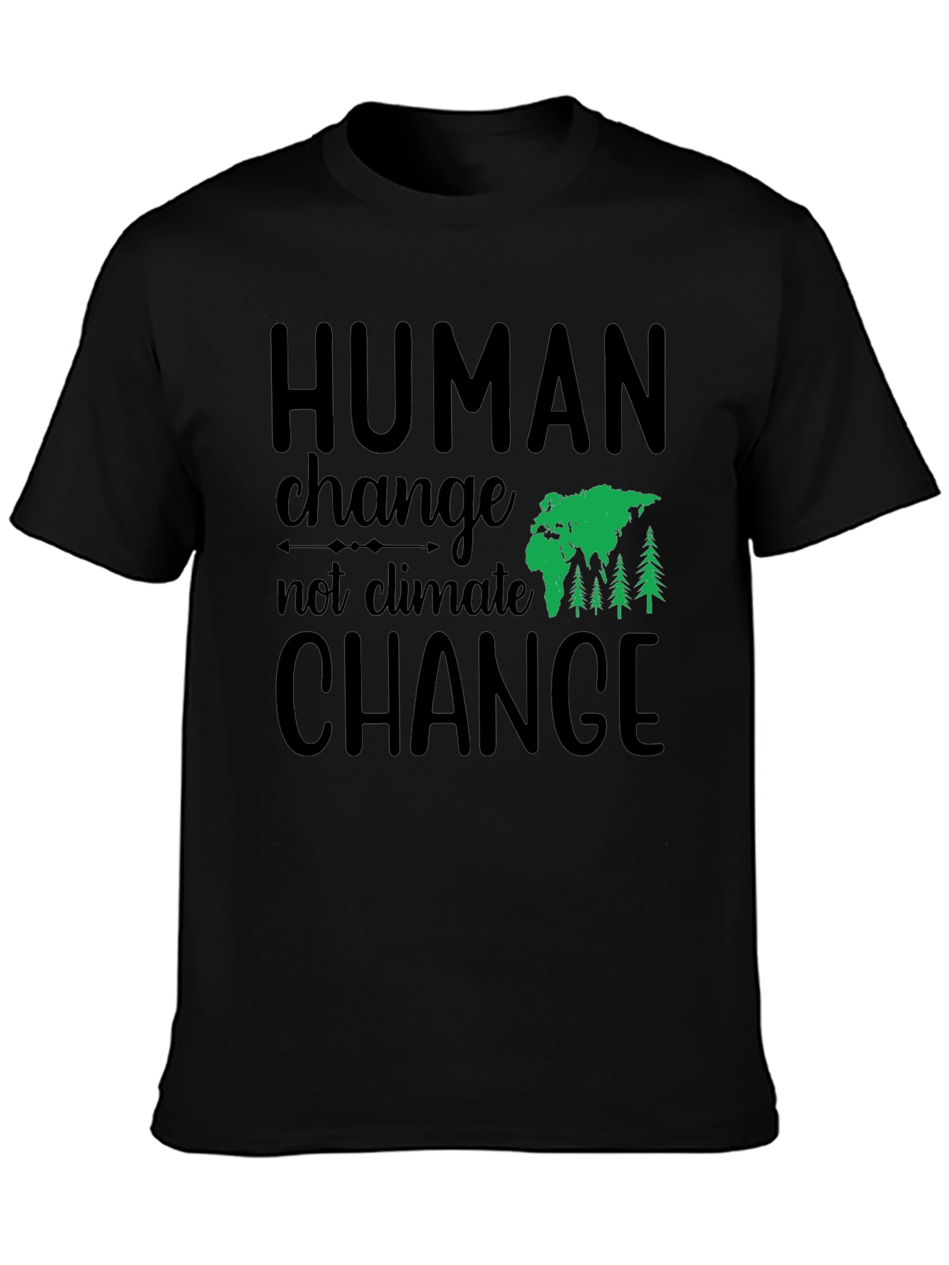 Human Change Tee - Eco-Friendly Graphic T-Shirt