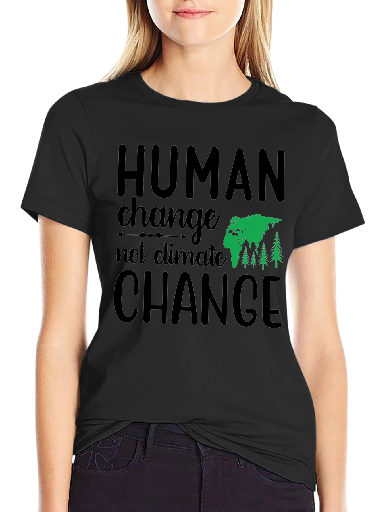 Human Change Tee - Eco-Friendly Graphic T-Shirt