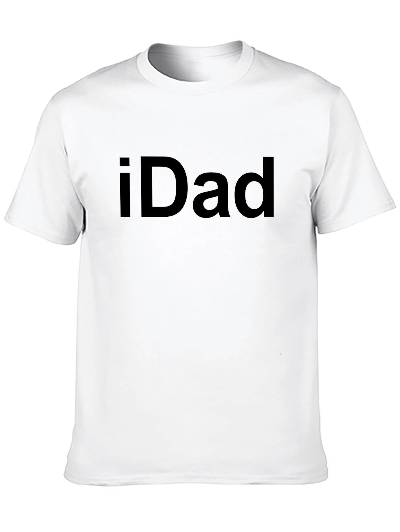 iDad Black T-Shirt - Cool Dad Style
