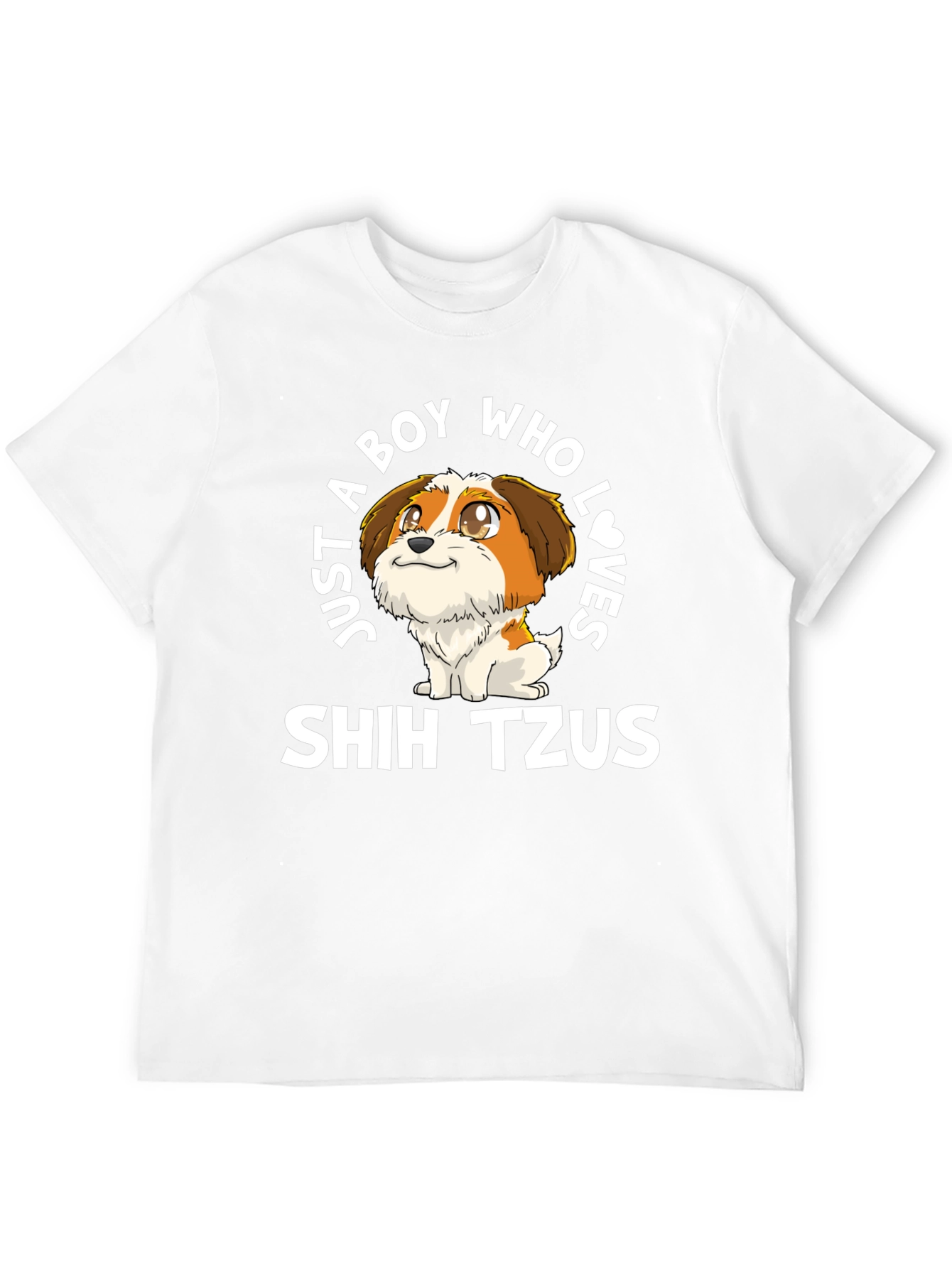 Boy Who Loves Shih Tzus T-Shirt