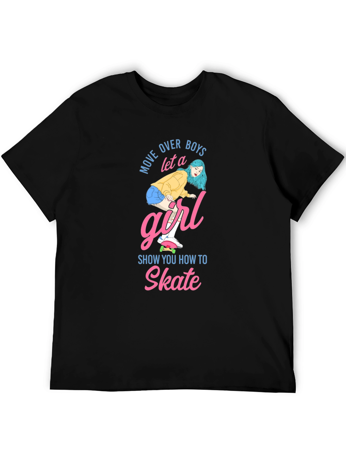 Move Over Boys Skater Girl T-Shirt