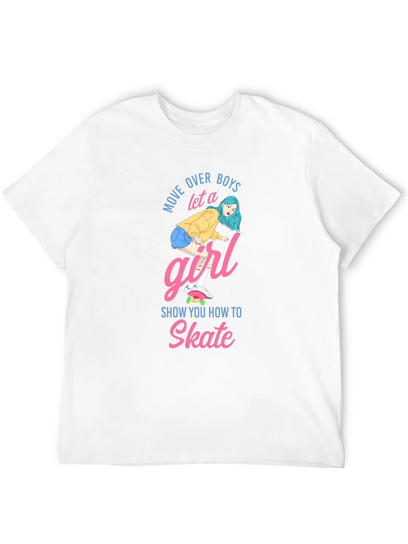 Move Over Boys Skater Girl T-Shirt