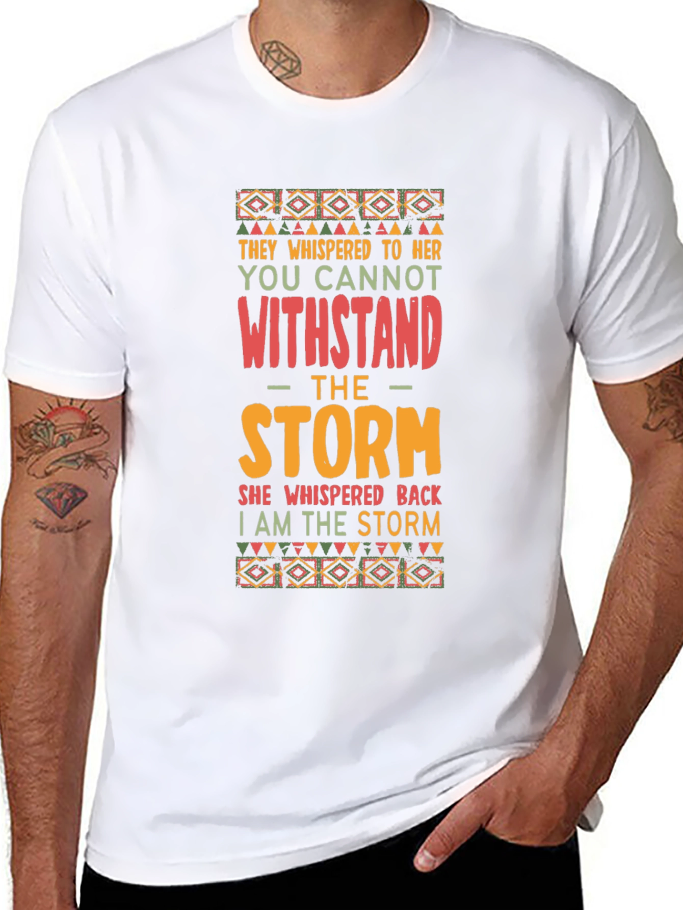 Empowering I Am The Storm Graphic T-Shirt