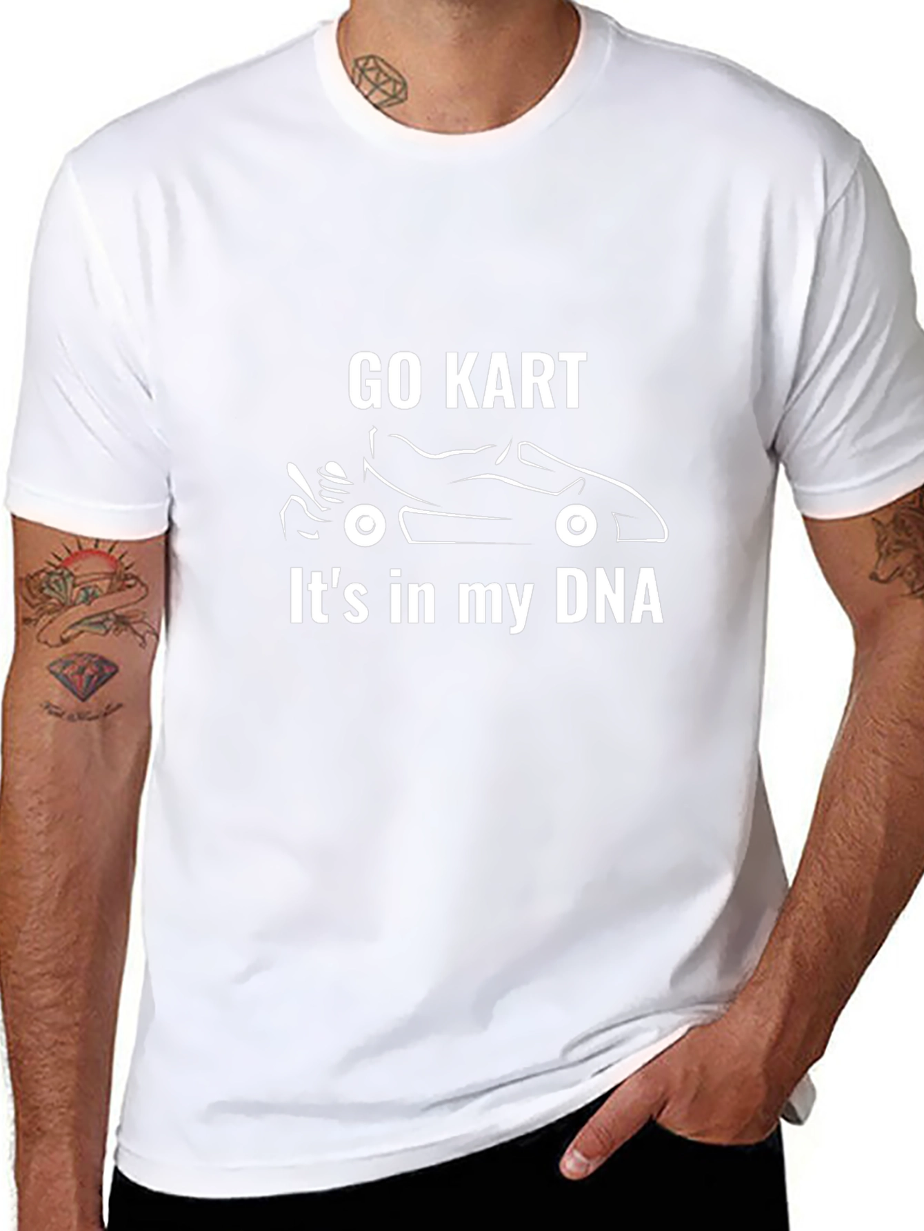 Go Kart DNA T-Shirt - Racing Enthusiast Tee