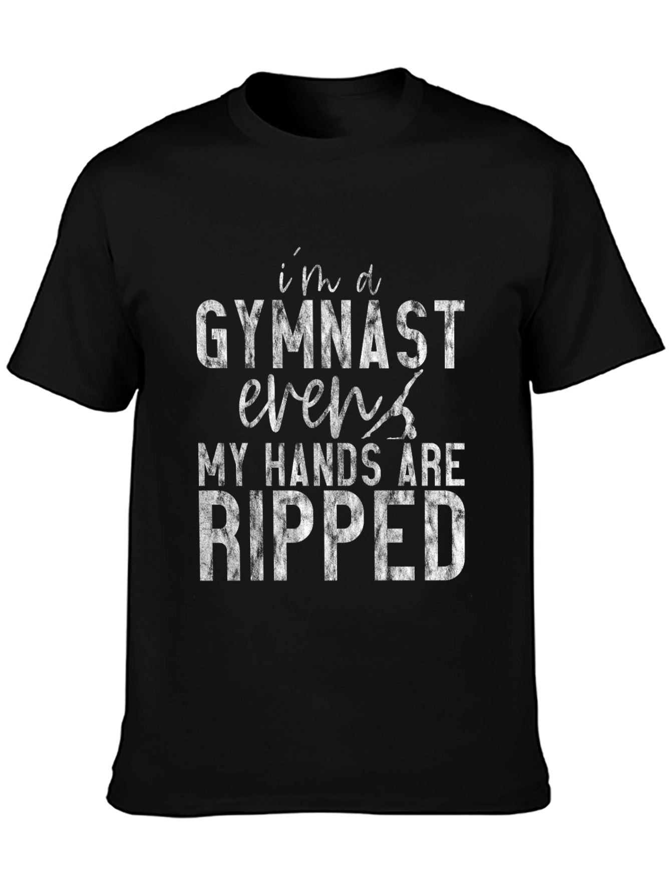 Gymnast Ripped Hands Graphic T-Shirt