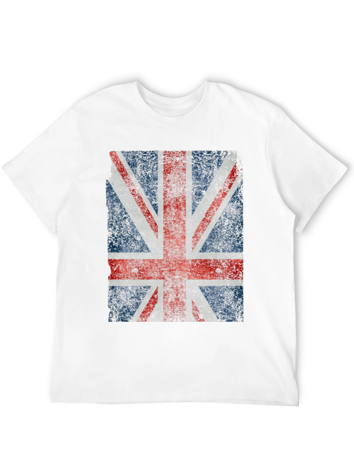 Union Jack Graphic Tee - Distressed British Flag Shirt
