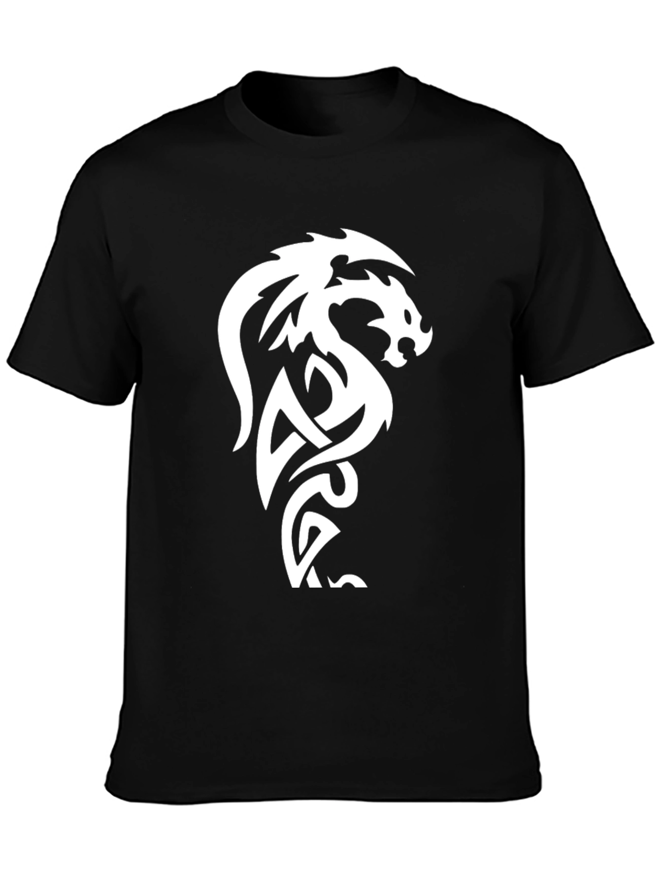 Dragon Celtic Knot T-Shirt - Black