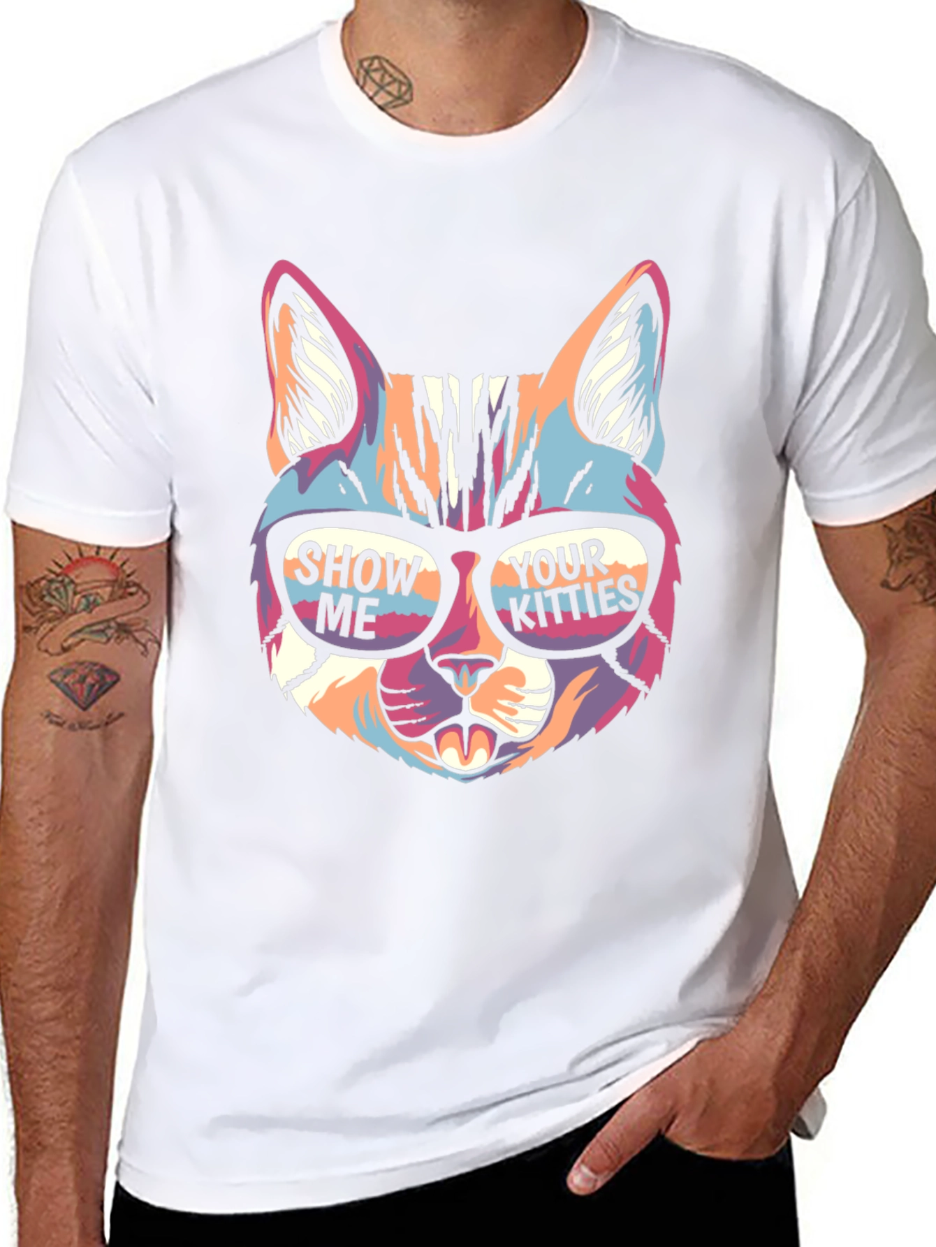 Show Me Your Kitties Cat T-Shirt