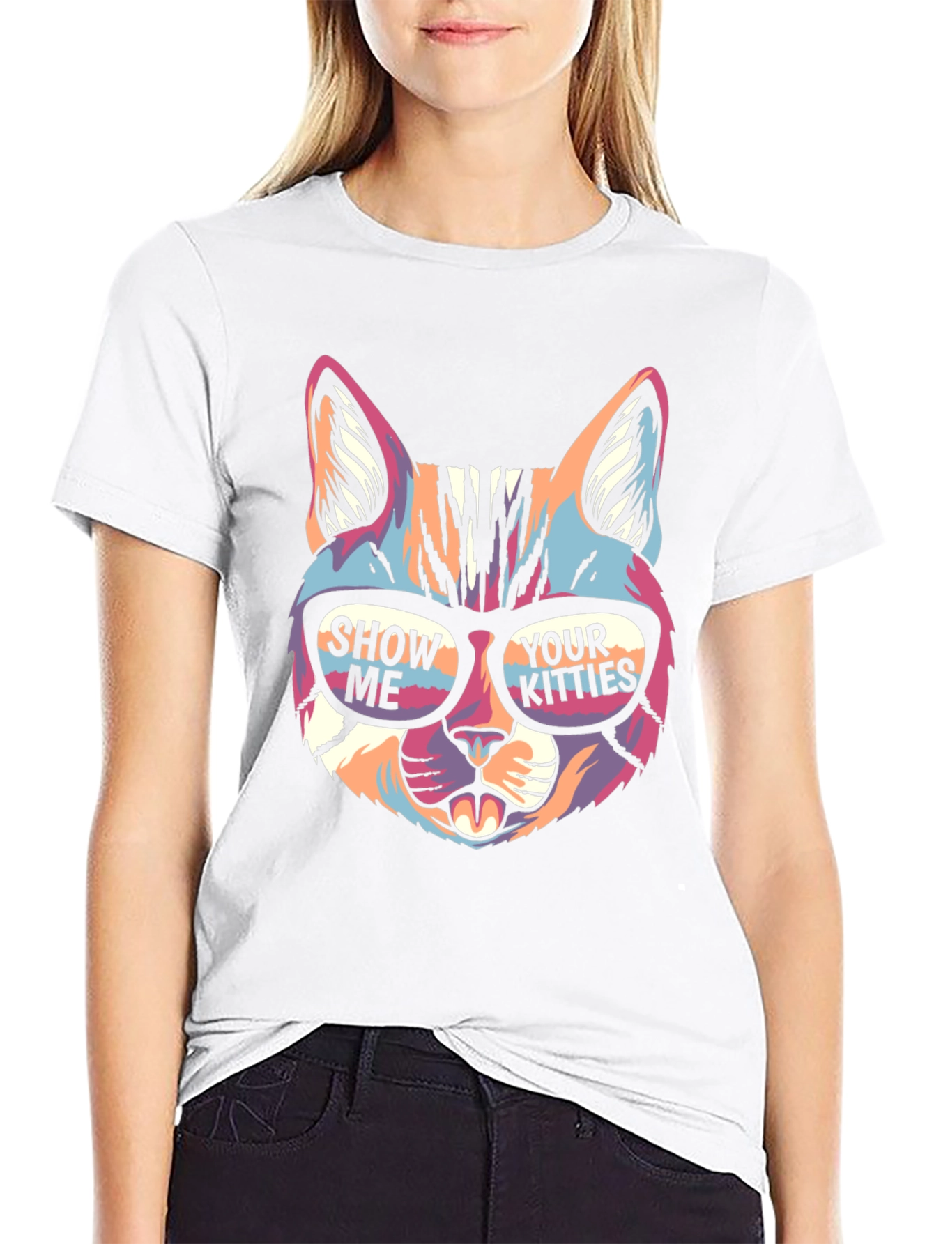 Show Me Your Kitties Cat T-Shirt