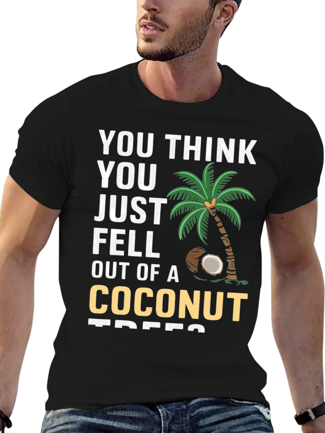 Coconut Trees Graphic T-Shirt