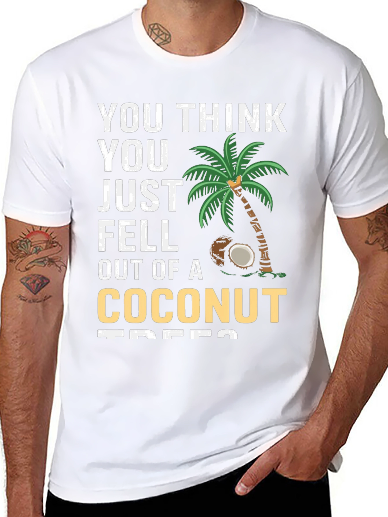 Coconut Trees Graphic T-Shirt