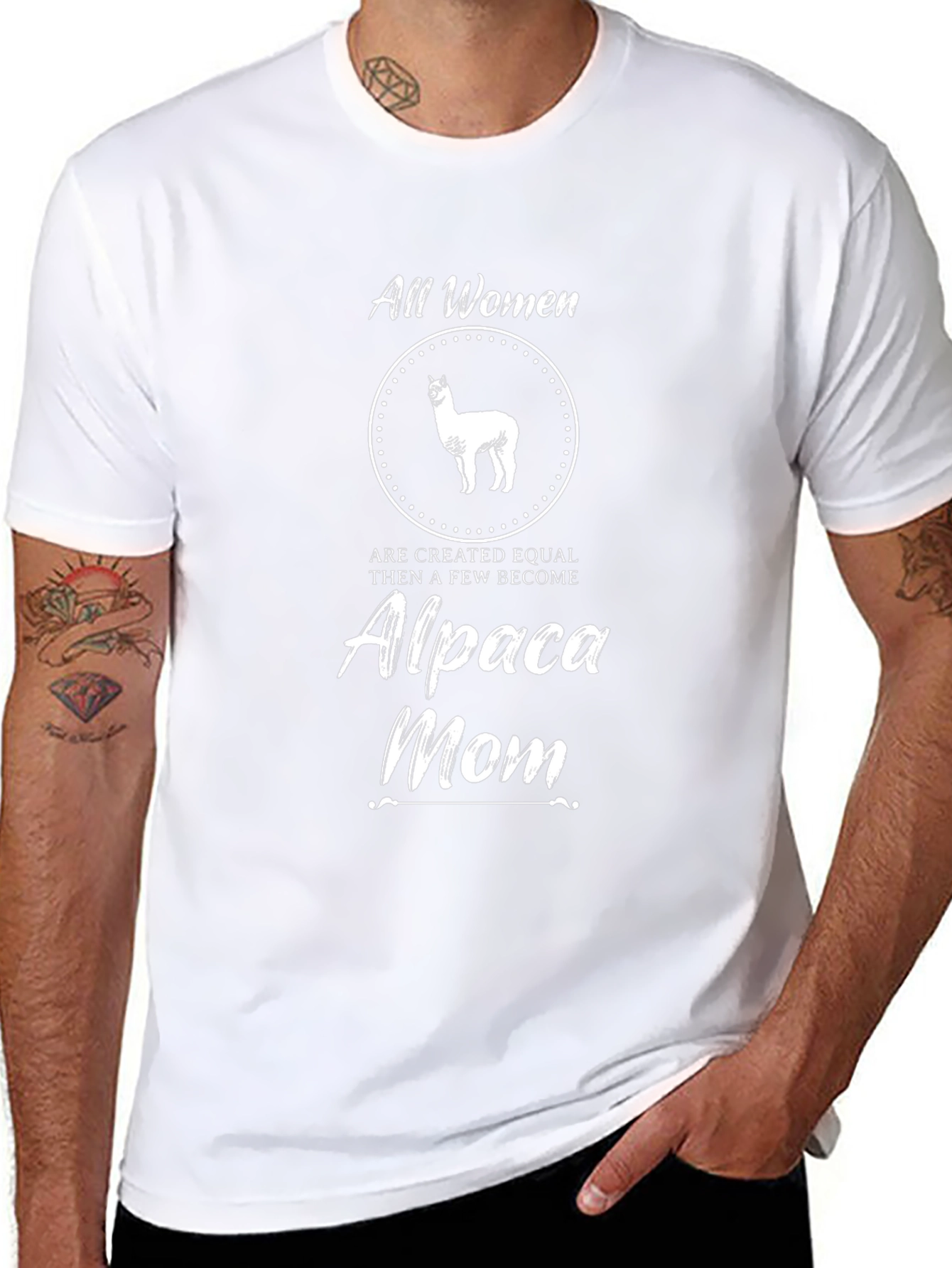 Alpaca Mom T-Shirt - Womens Graphic Tee