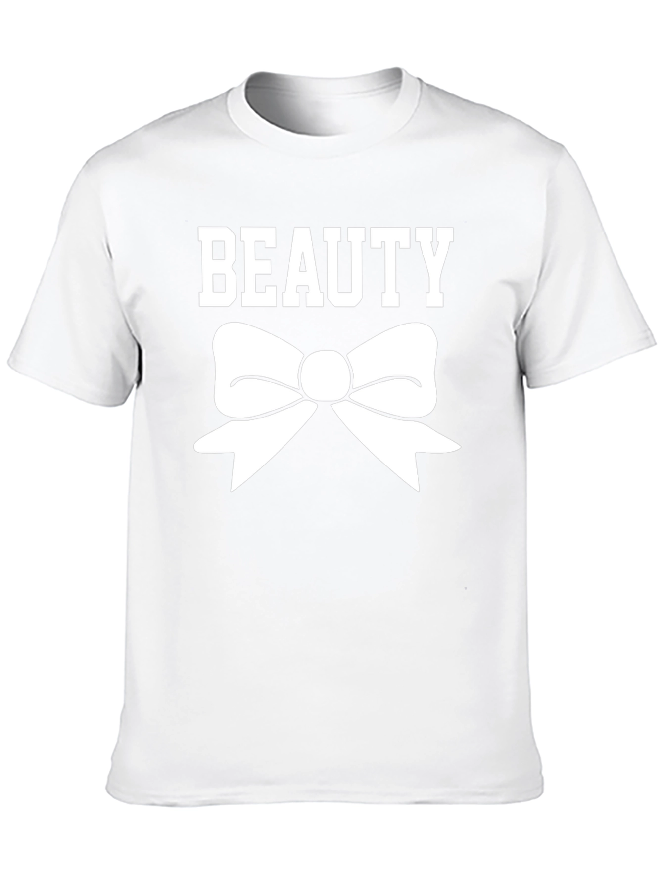 Beauty Bow T-Shirt - Mens Black Graphic Tee
