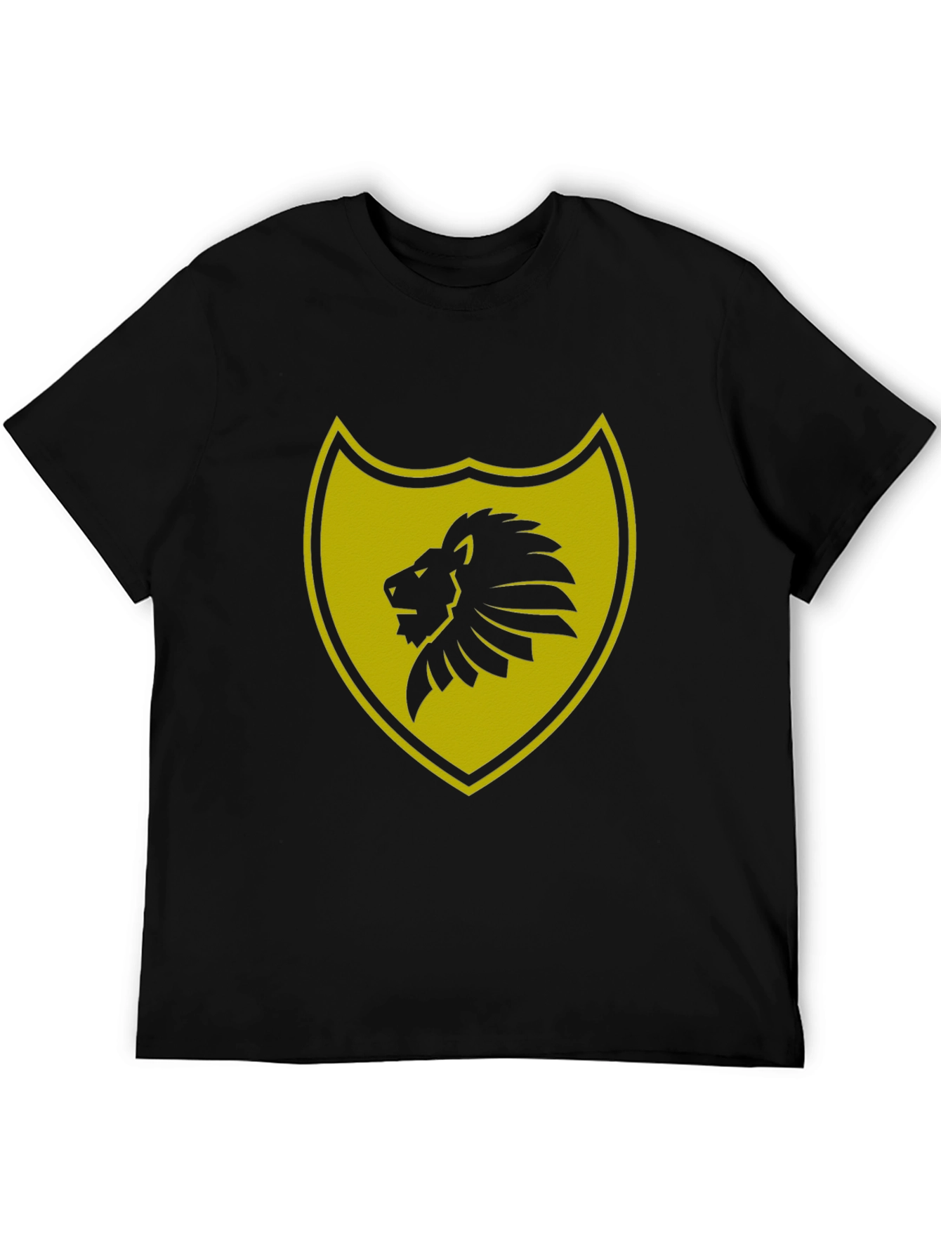 Lion Shield T-Shirt - Black