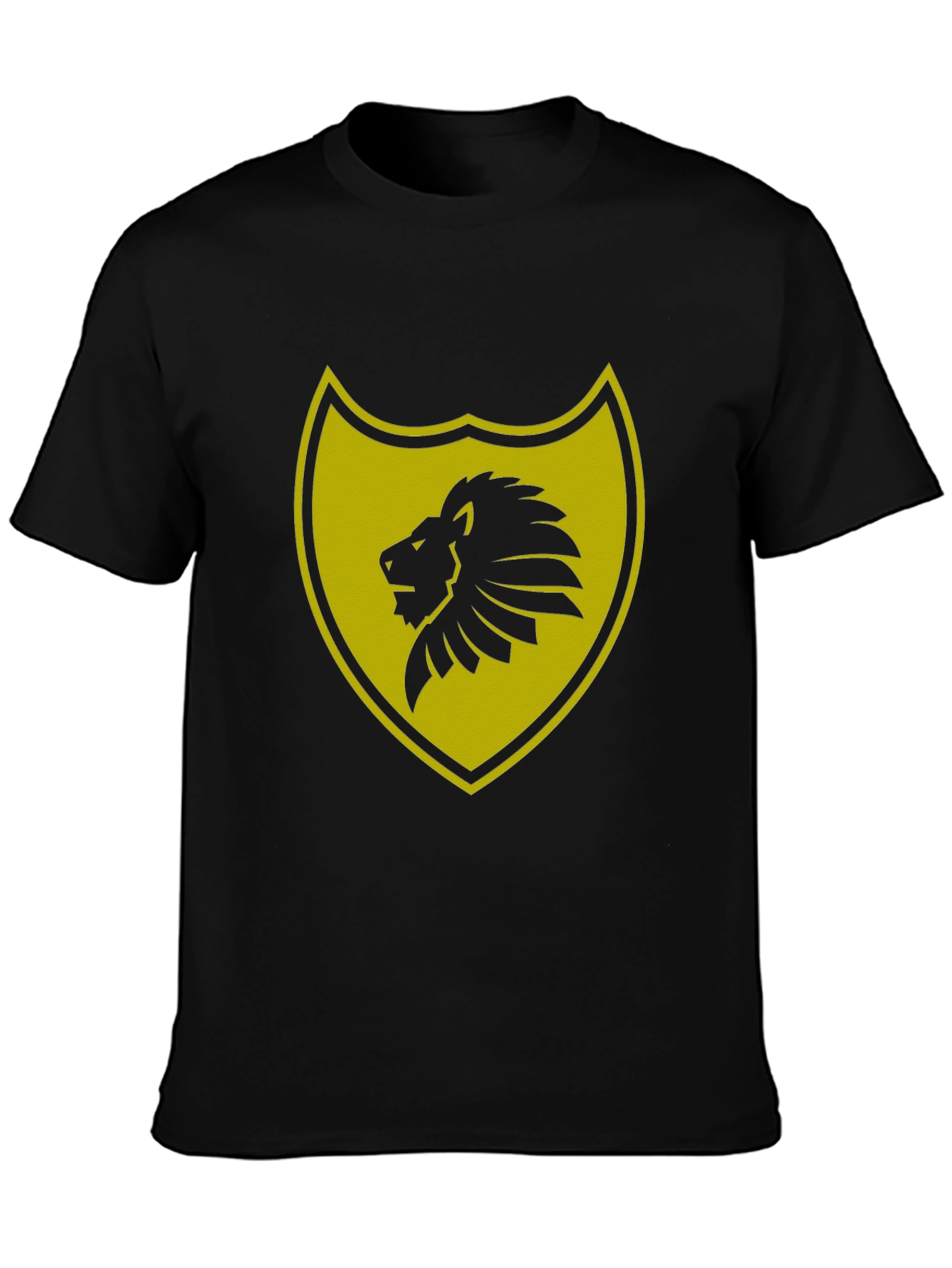 Lion Shield T-Shirt - Black