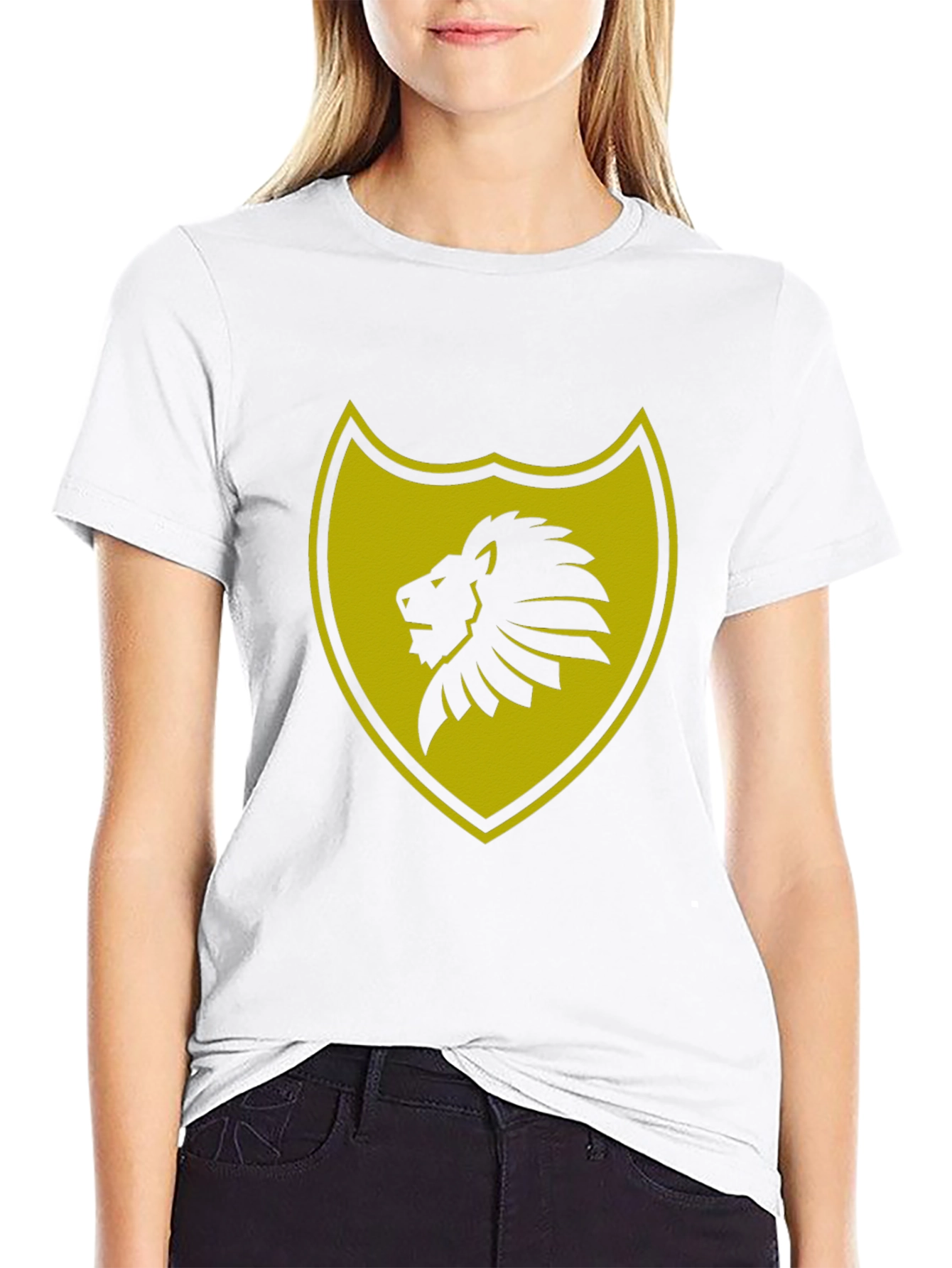 Lion Shield T-Shirt - Black