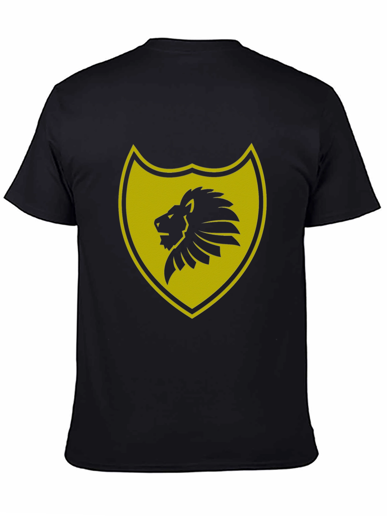 Lion Shield T-Shirt - Black