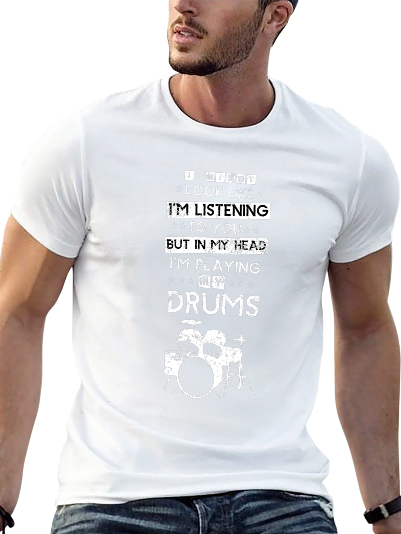 Drummer T-Shirt: Im Playing My Drums!