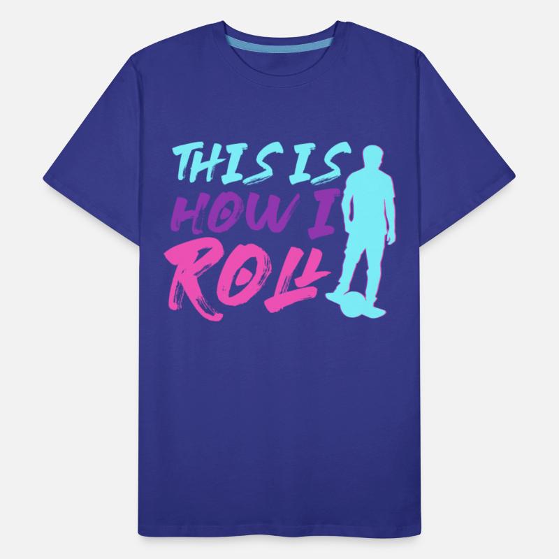 This How I Roll One Wheel Skateboard Vintage Gift