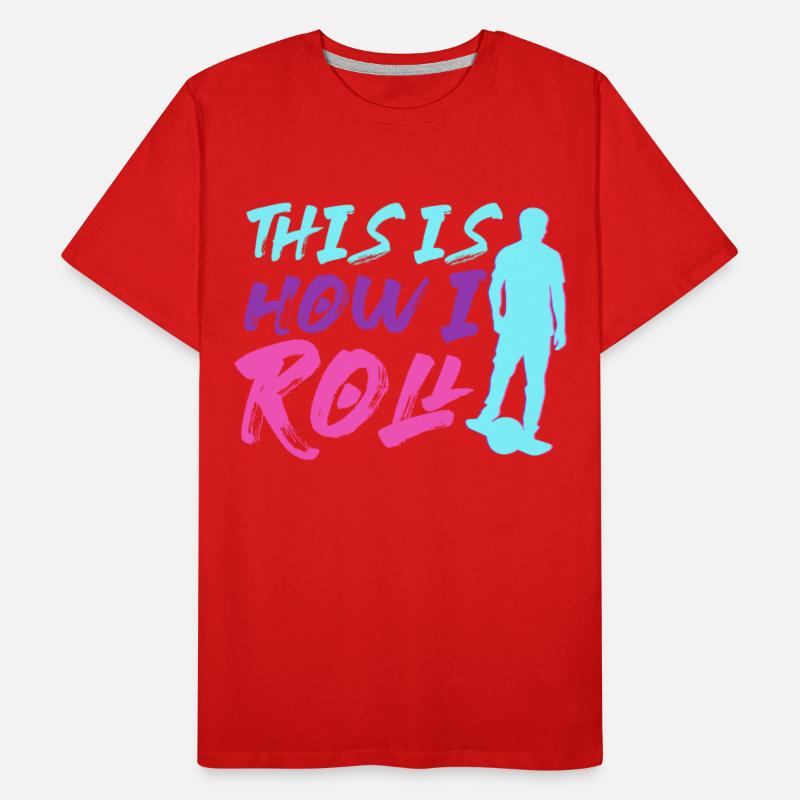 This How I Roll One Wheel Skateboard Vintage Gift