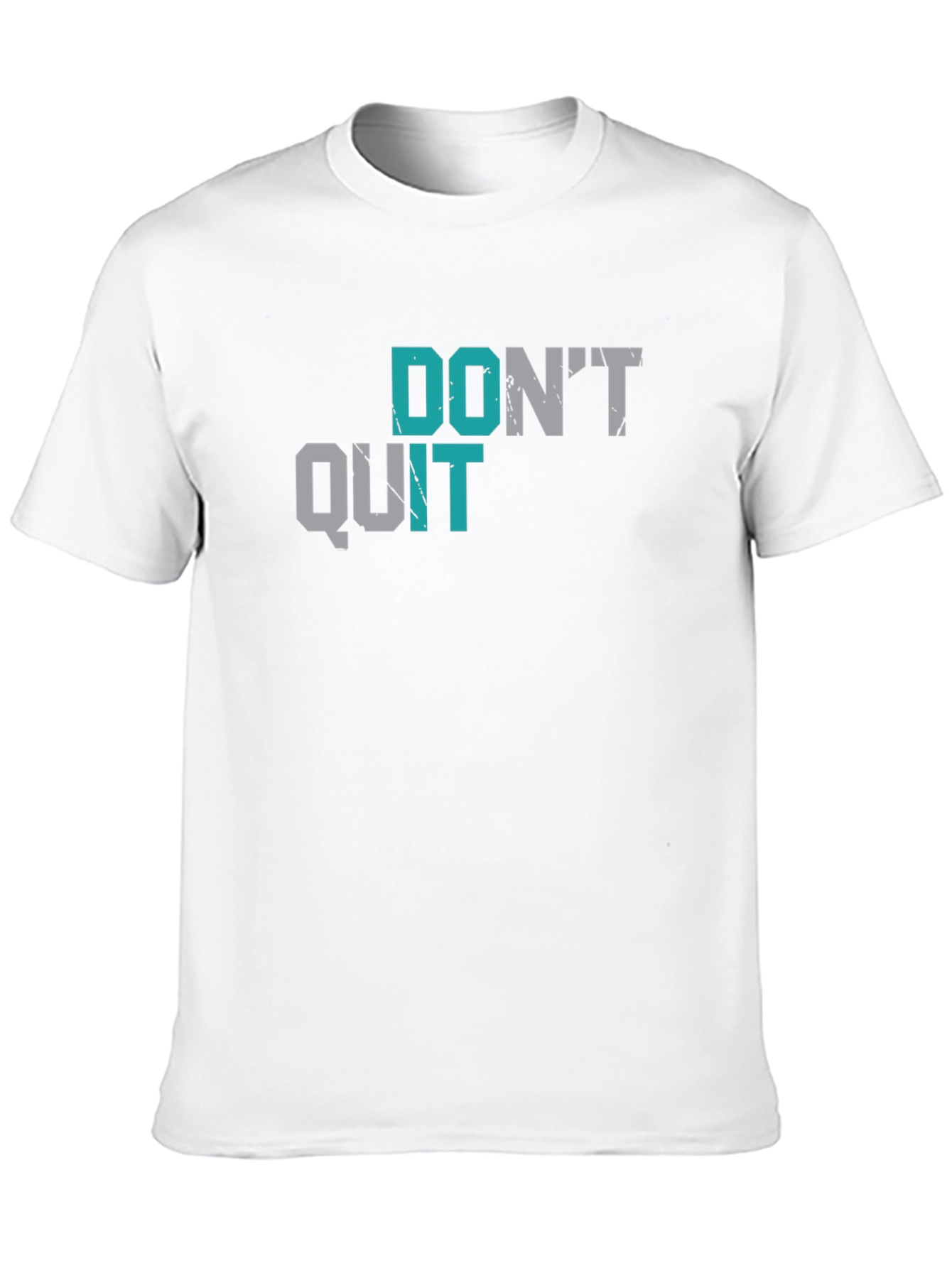 Dont Quit Motivational Graphic T-Shirt