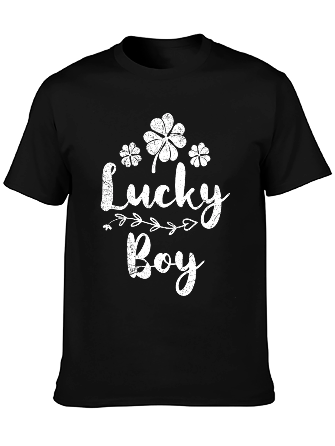 Lucky Boy T-Shirt - St. Patricks Day Clover Design