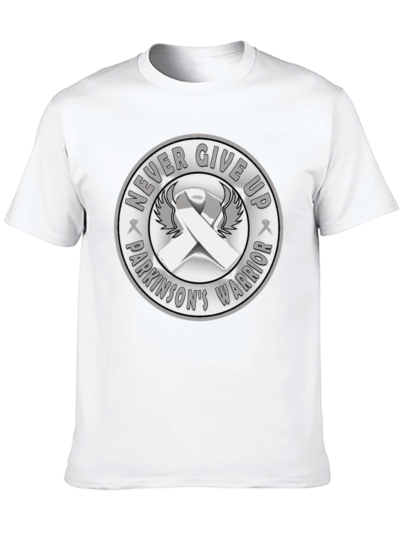 Parkinsons Warrior Never Give Up T-Shirt