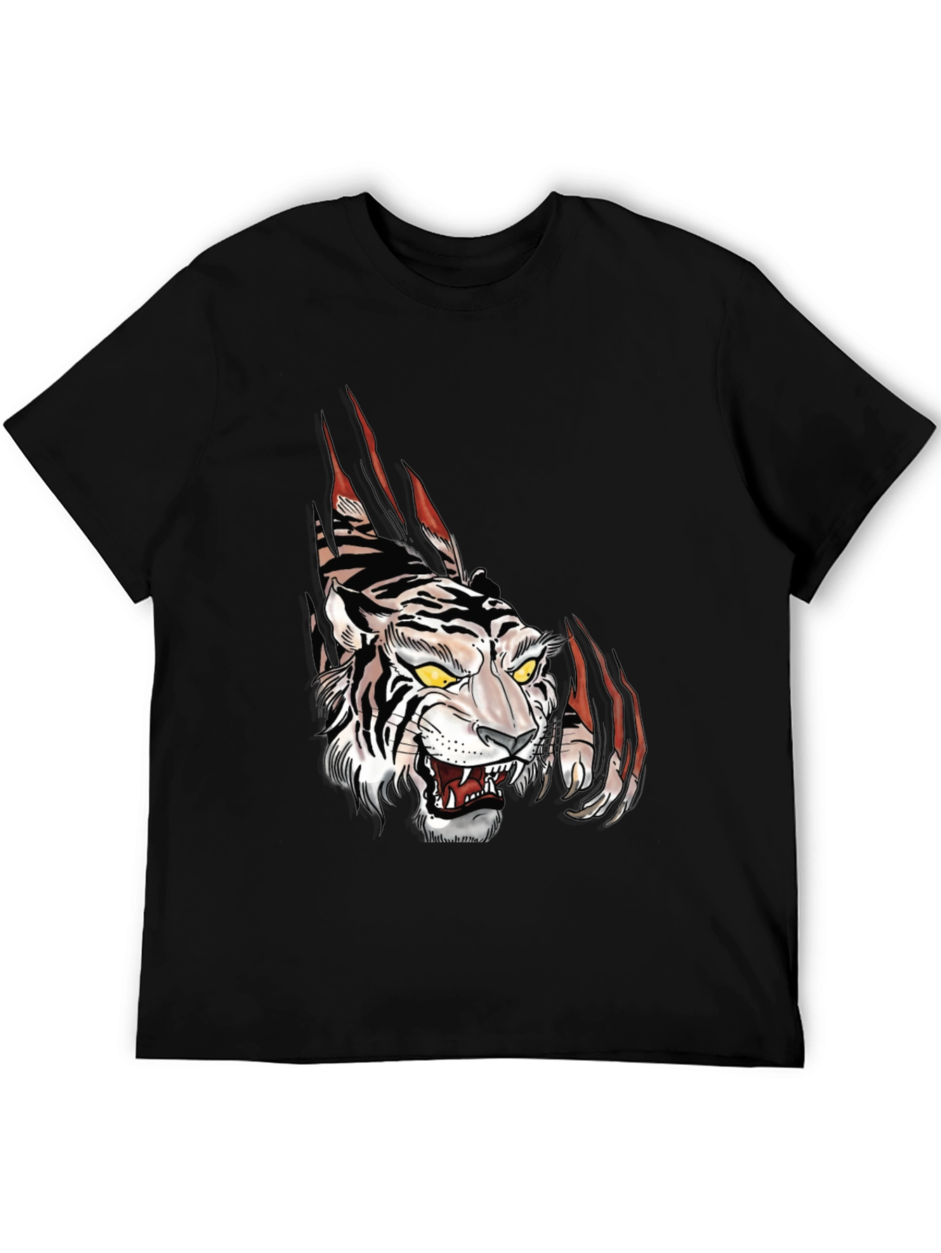 Tiger Graphic Tee - Bold Animal Print Shirt