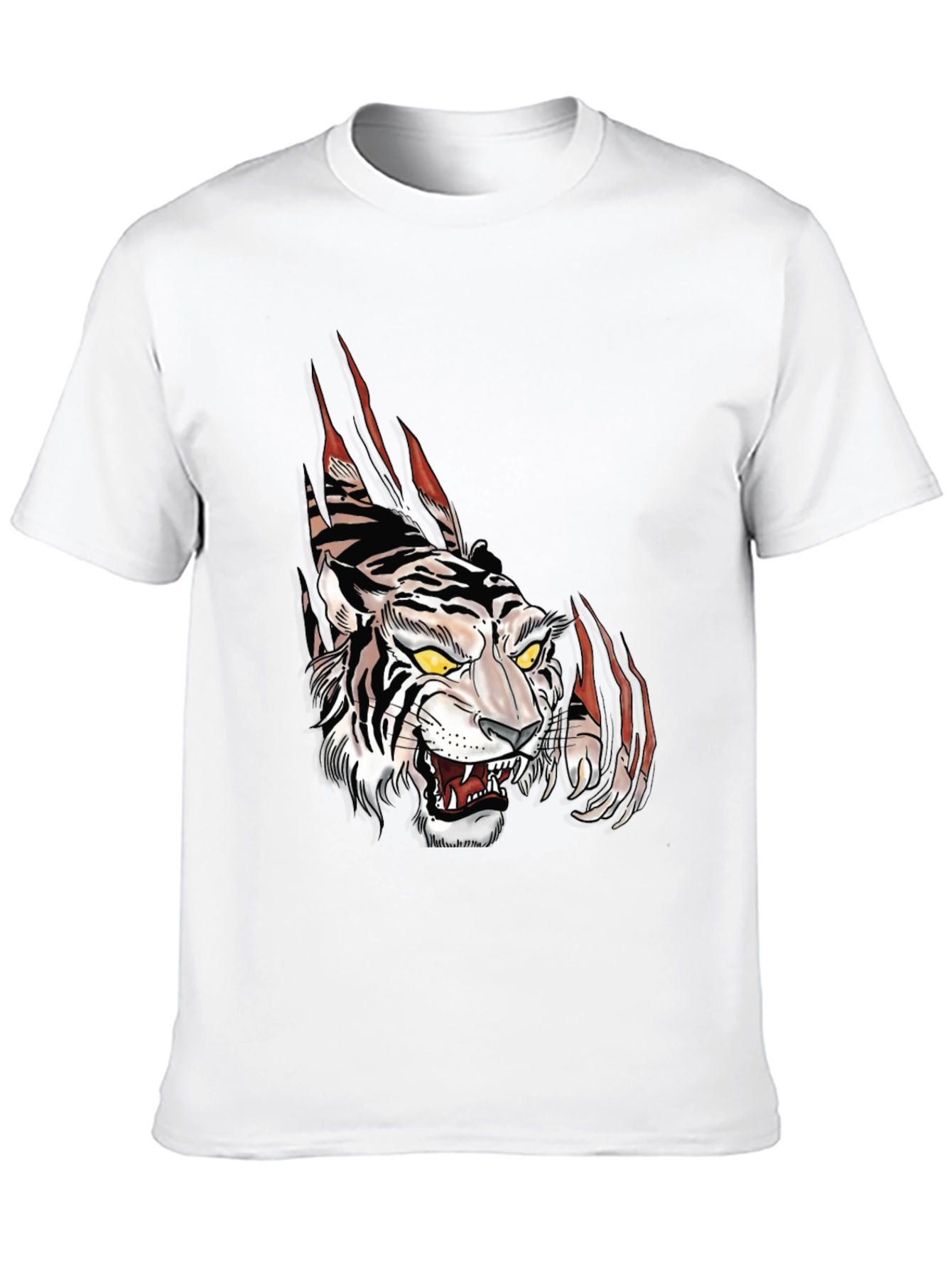 Tiger Graphic Tee - Bold Animal Print Shirt