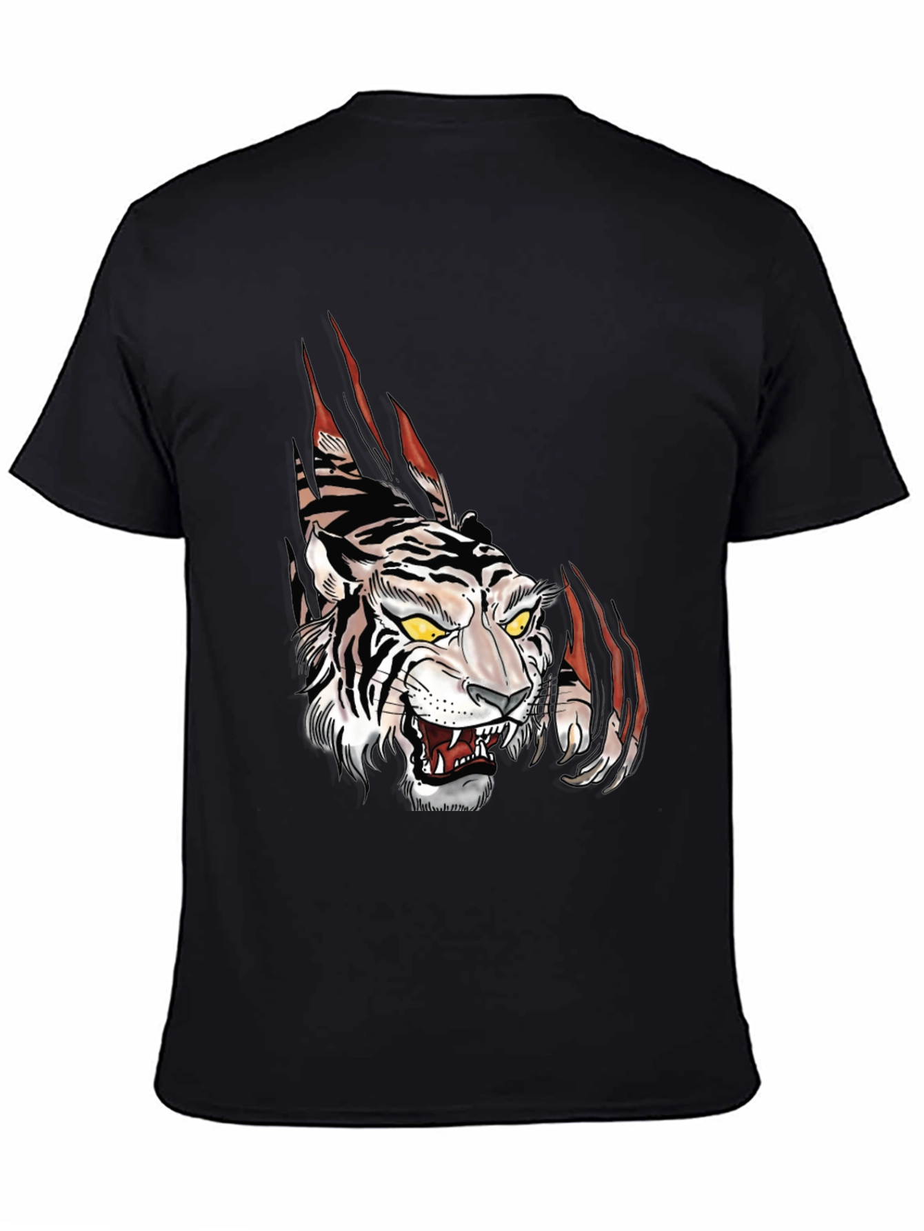 Tiger Graphic Tee - Bold Animal Print Shirt