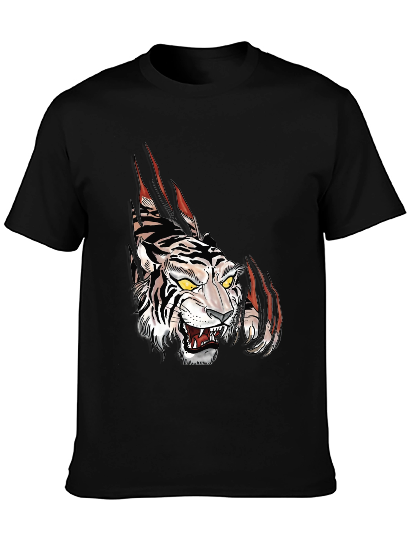 Tiger Graphic Tee - Bold Animal Print Shirt