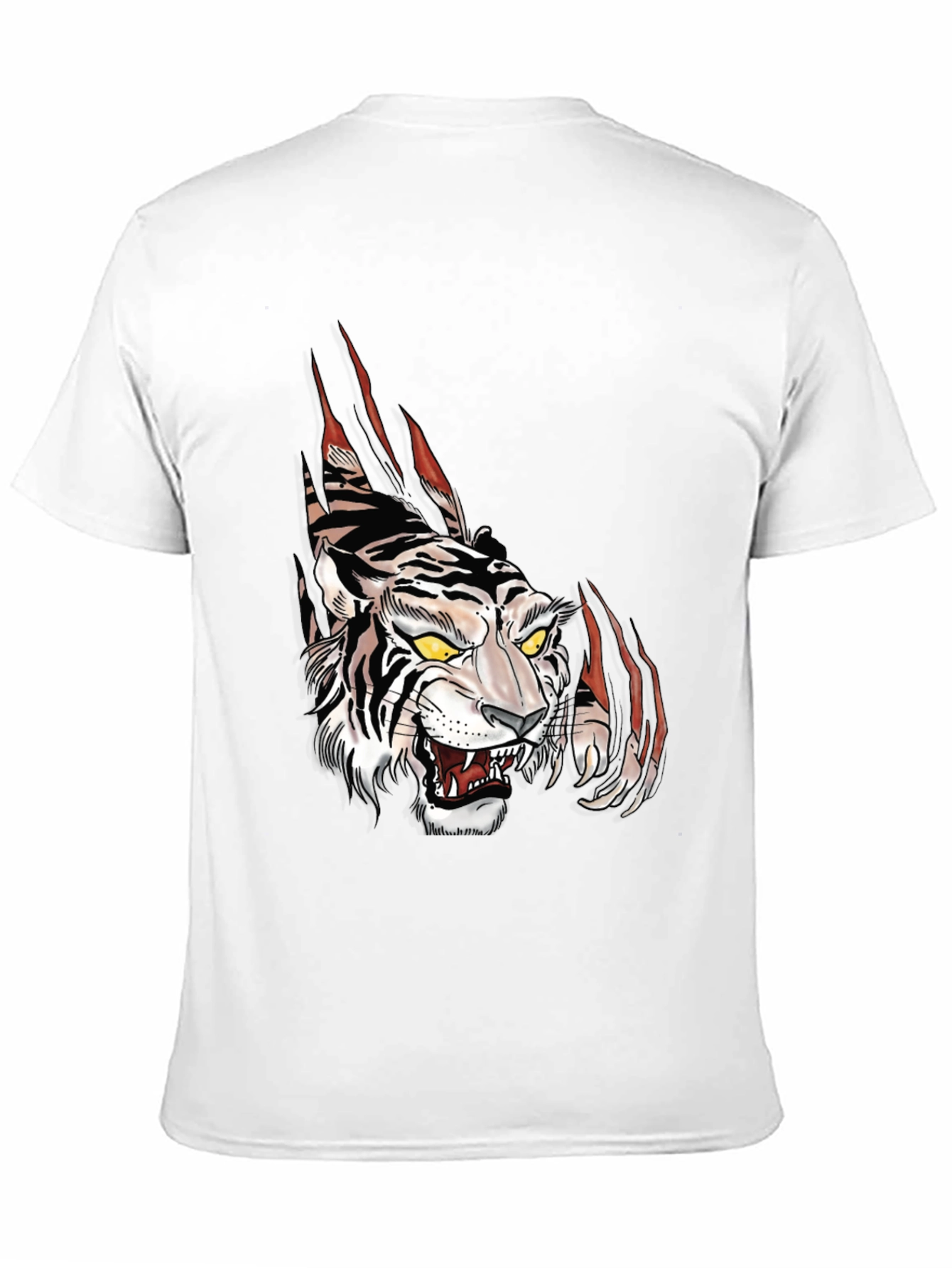 Tiger Graphic Tee - Bold Animal Print Shirt