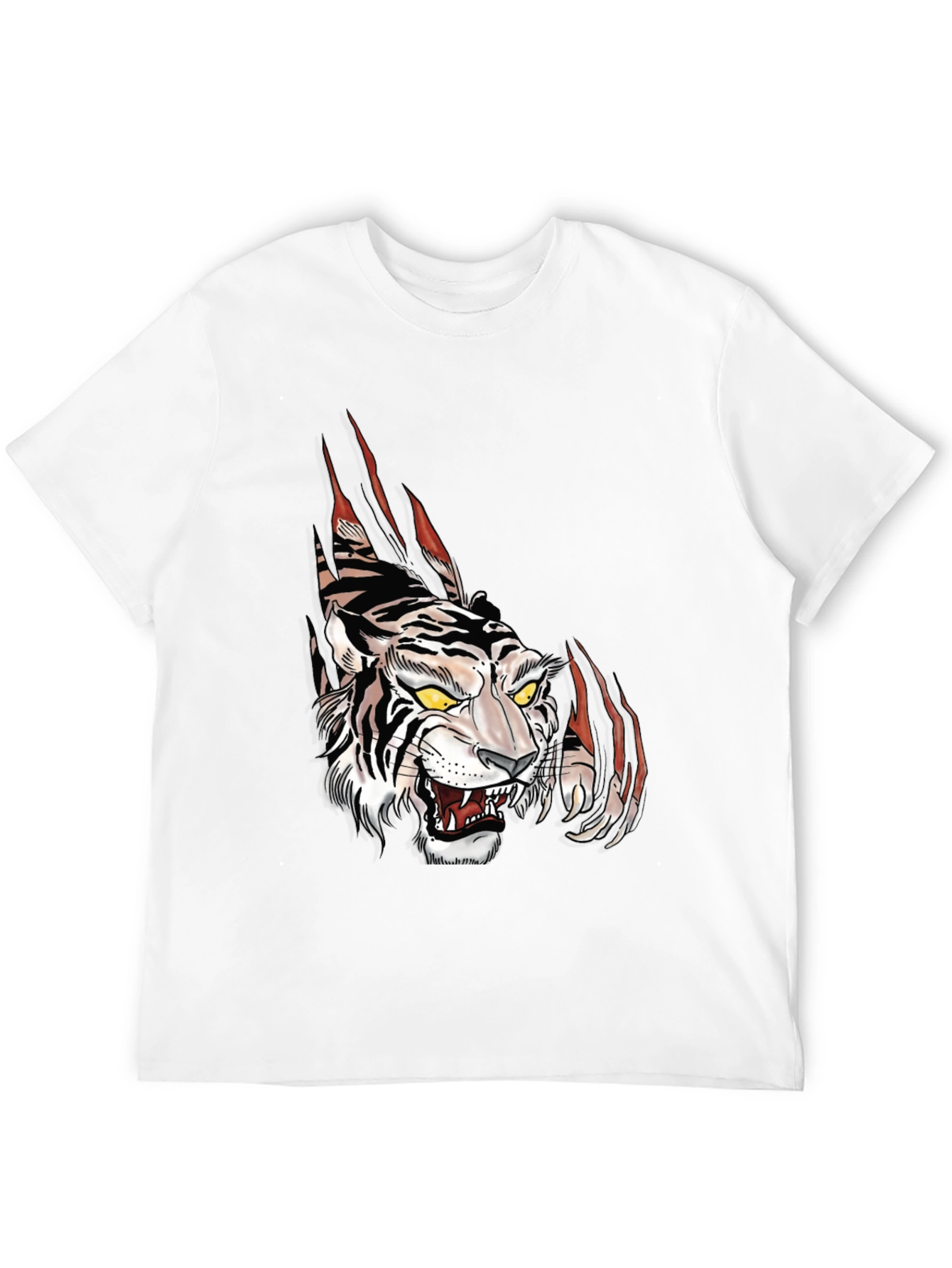 Tiger Graphic Tee - Bold Animal Print Shirt