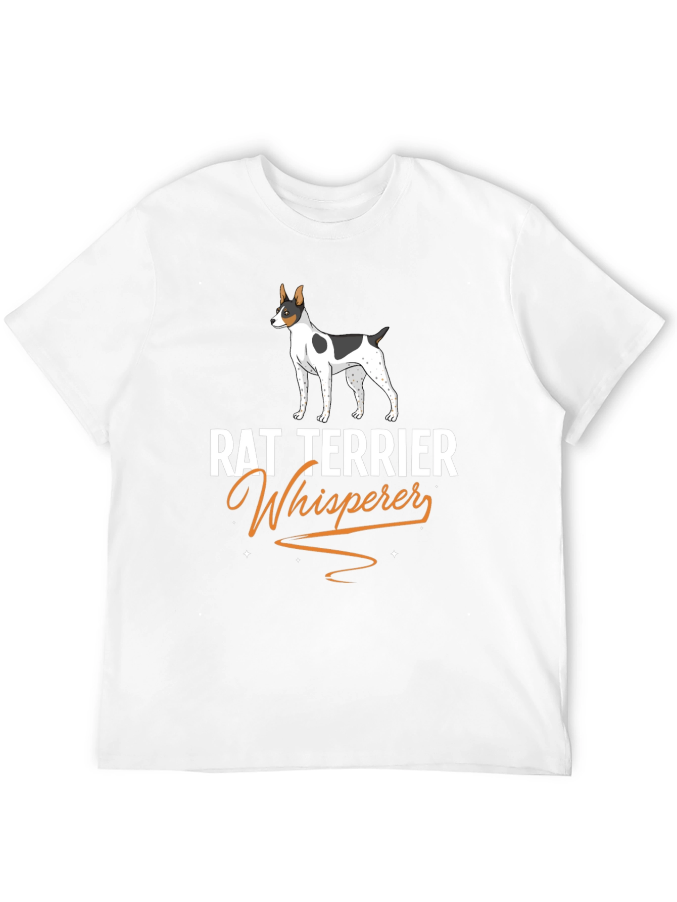Rat Terrier Whisperer Black T-Shirt