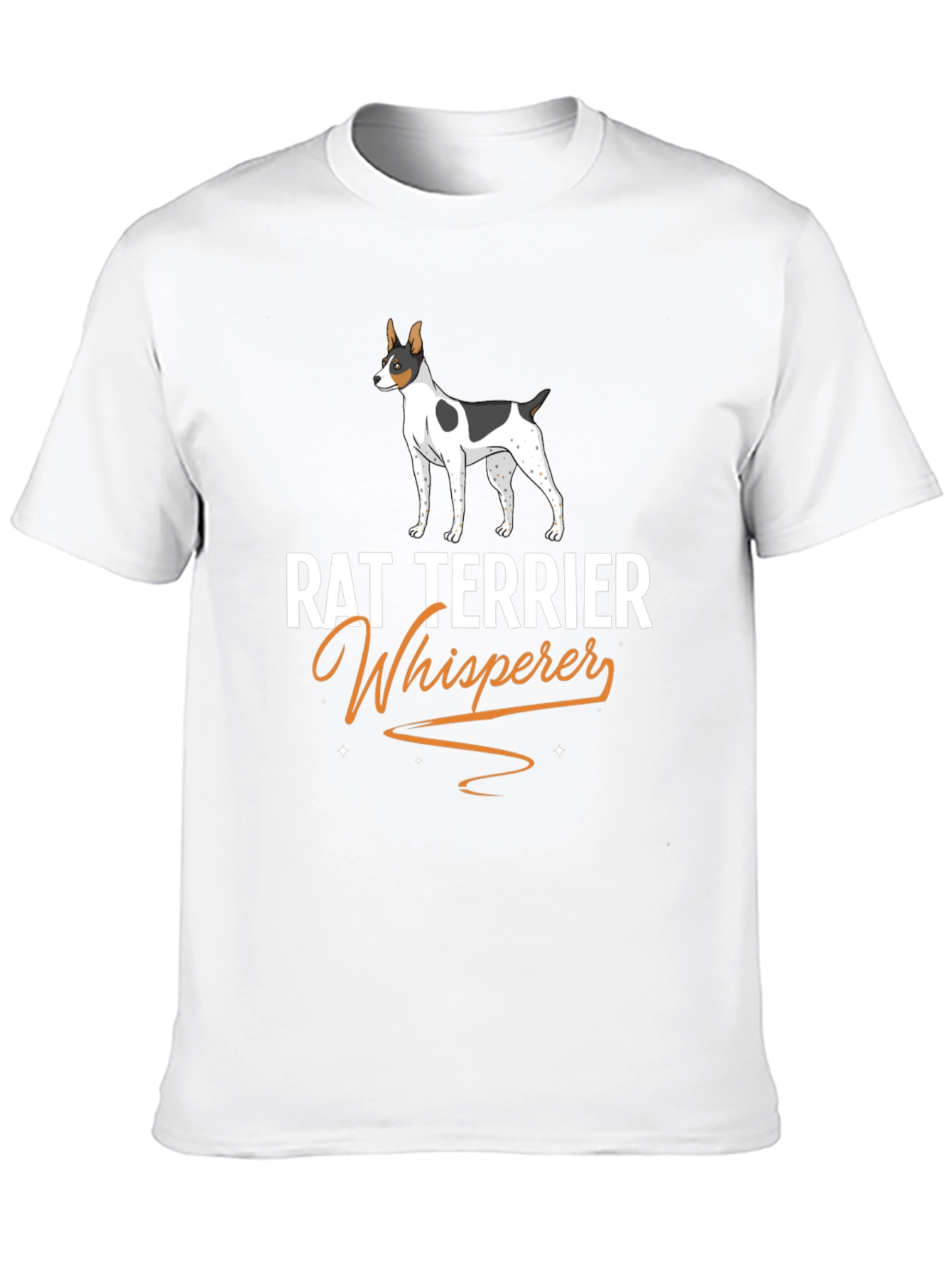 Rat Terrier Whisperer Black T-Shirt