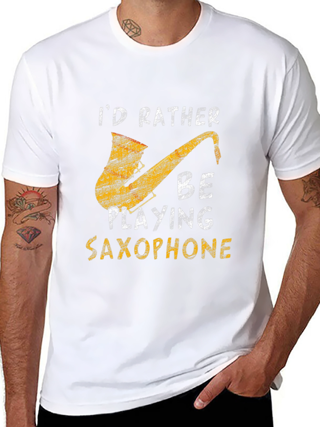 Saxophone T-Shirt - Music Lover Tee