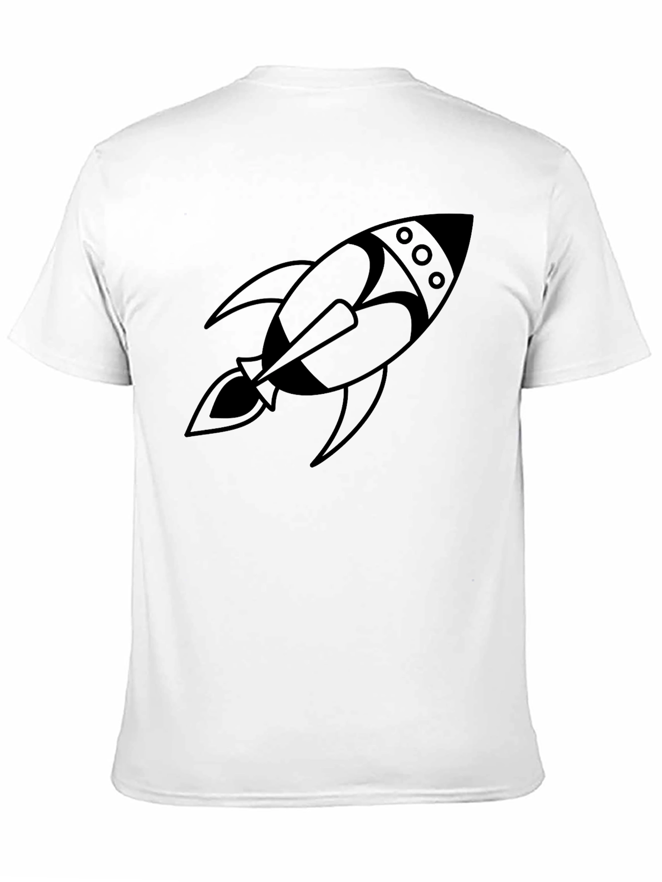 Rocket Graphic Tee - Bold Space Adventure Shirt
