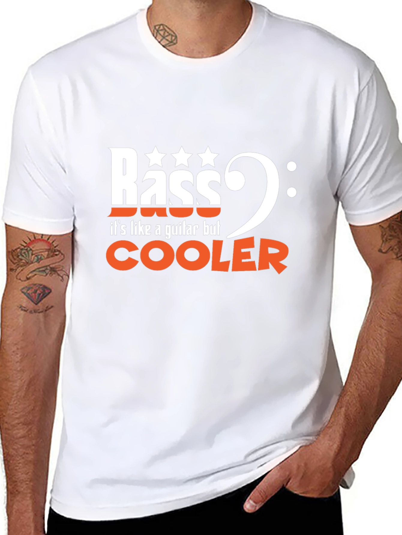 Bass Guitar T-Shirt: Its Like a Guitar But Cooler!