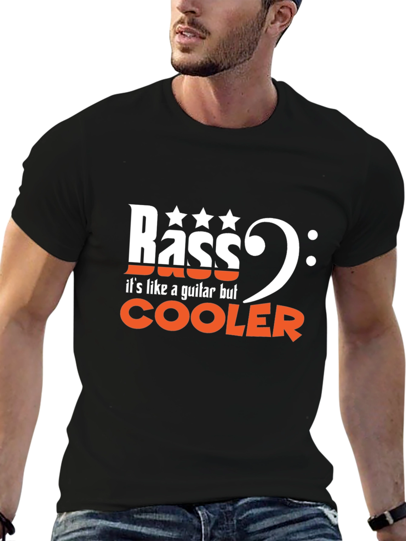 Bass Guitar T-Shirt: Its Like a Guitar But Cooler!