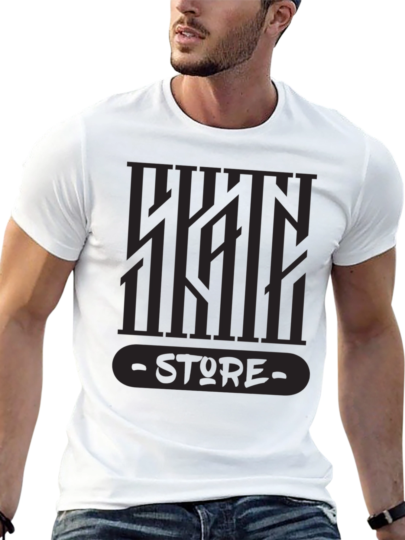 Urban Style Graphic Tee - Dark Design