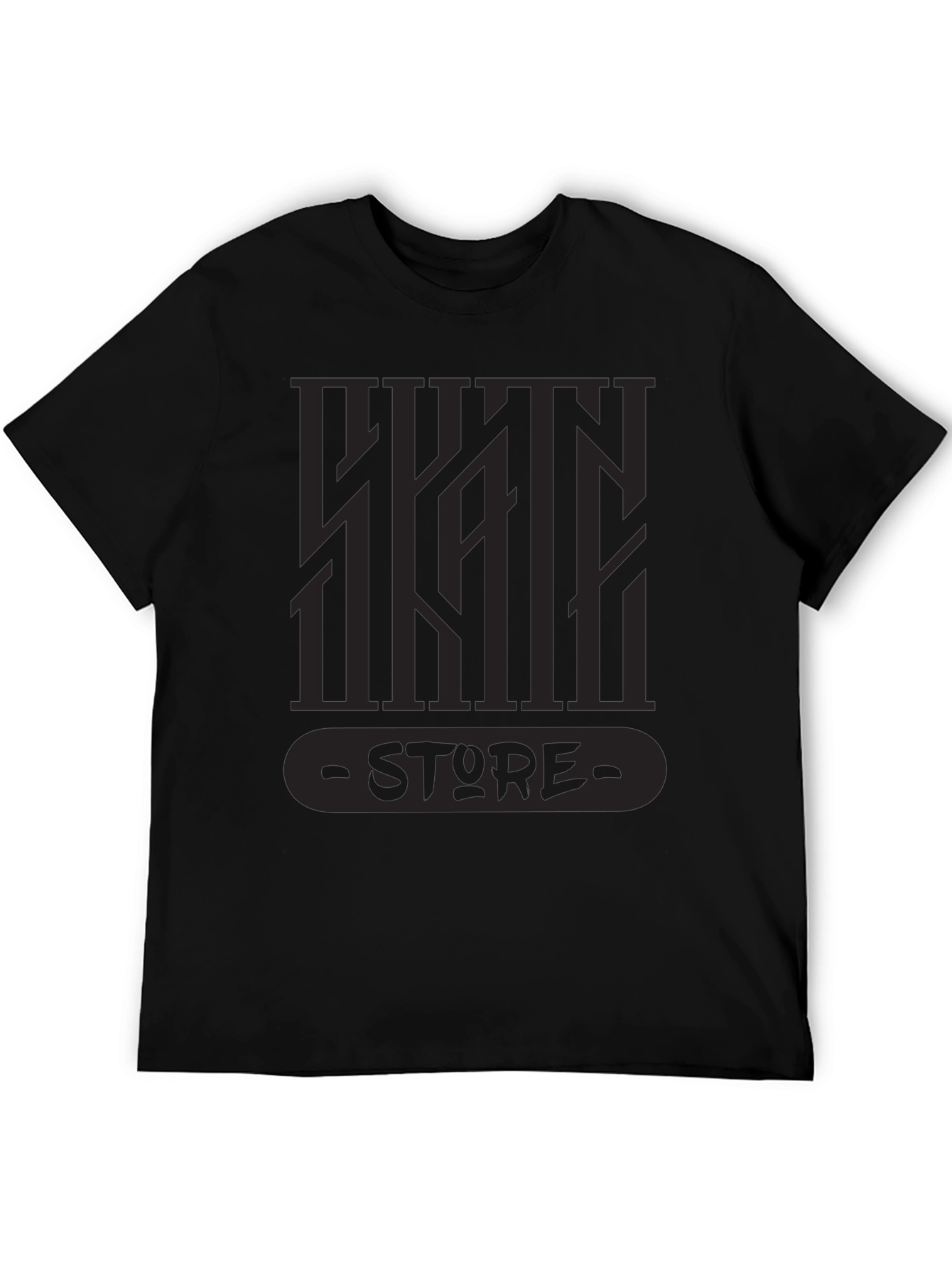 Urban Style Graphic Tee - Dark Design