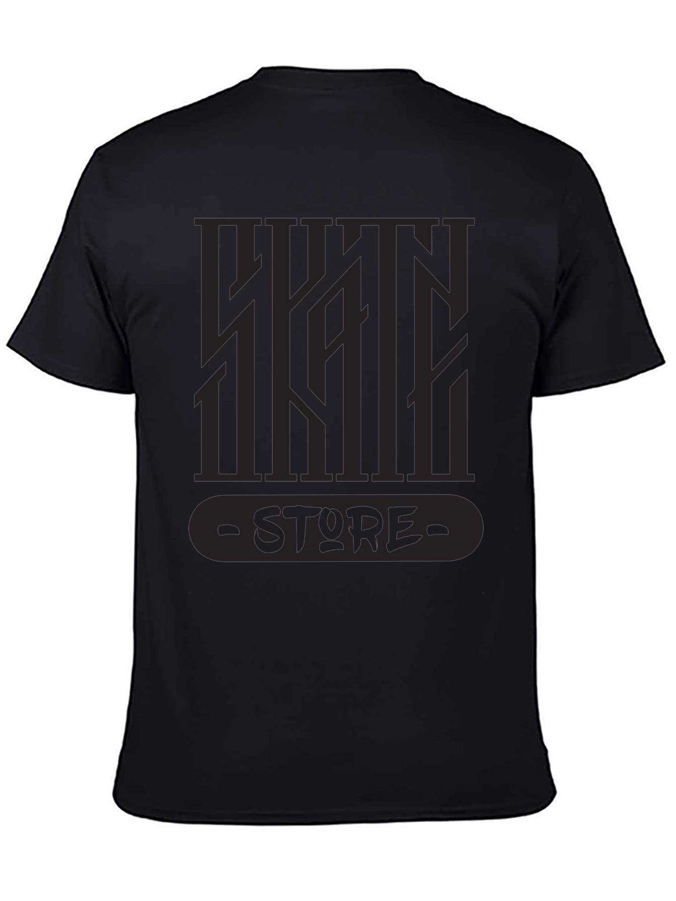 Urban Style Graphic Tee - Dark Design