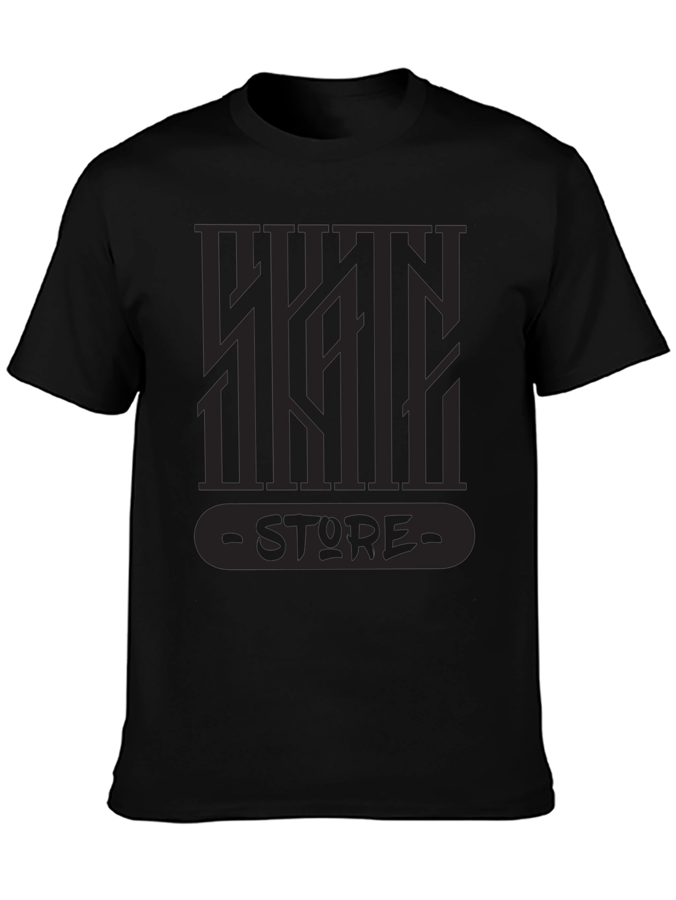 Urban Style Graphic Tee - Dark Design