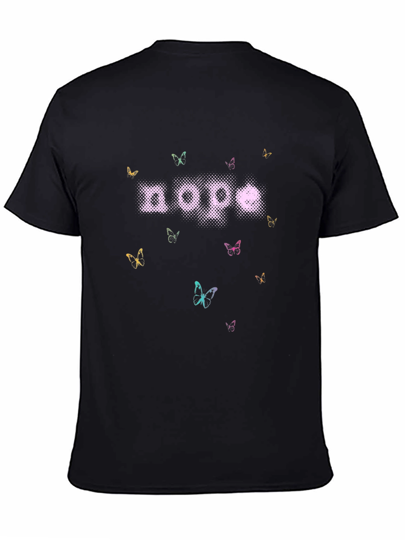 Nope Butterfly Graphic T-Shirt
