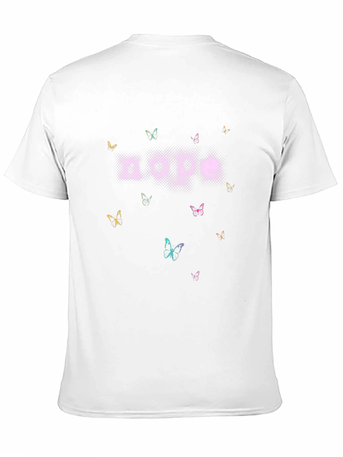 Nope Butterfly Graphic T-Shirt