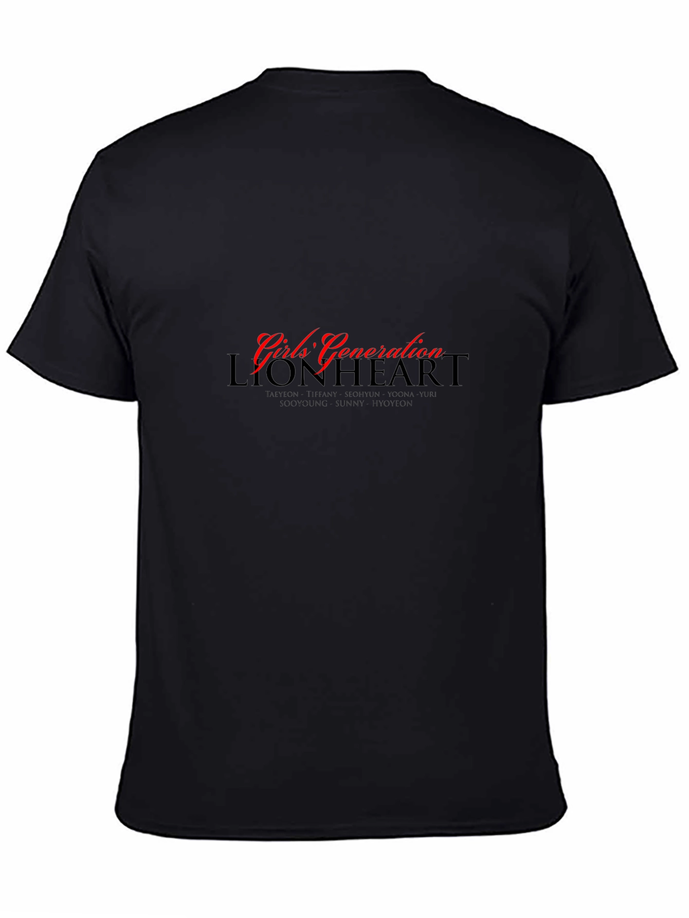Girls Generation Lion Heart Black T-Shirt