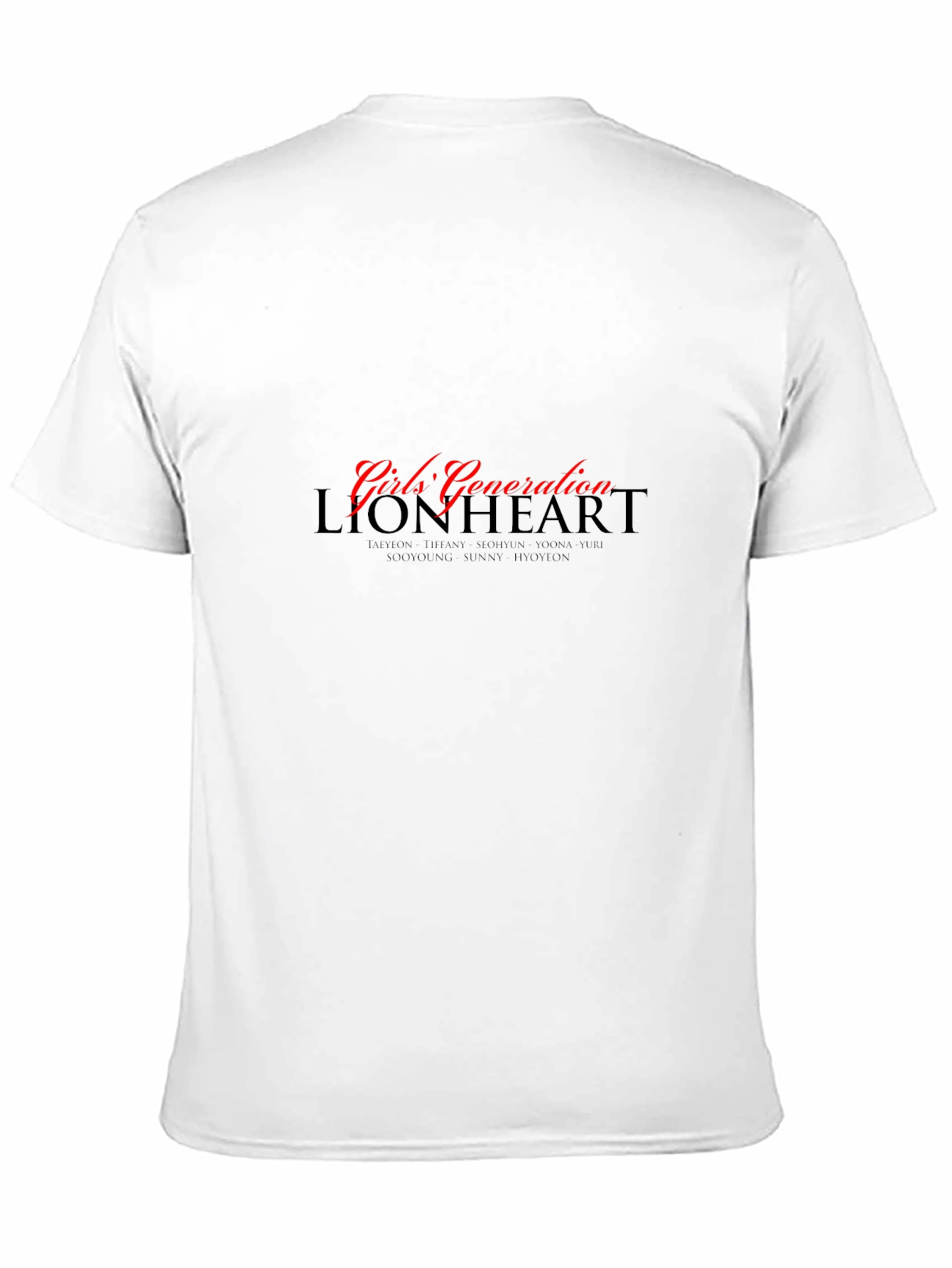 Girls Generation Lion Heart Black T-Shirt