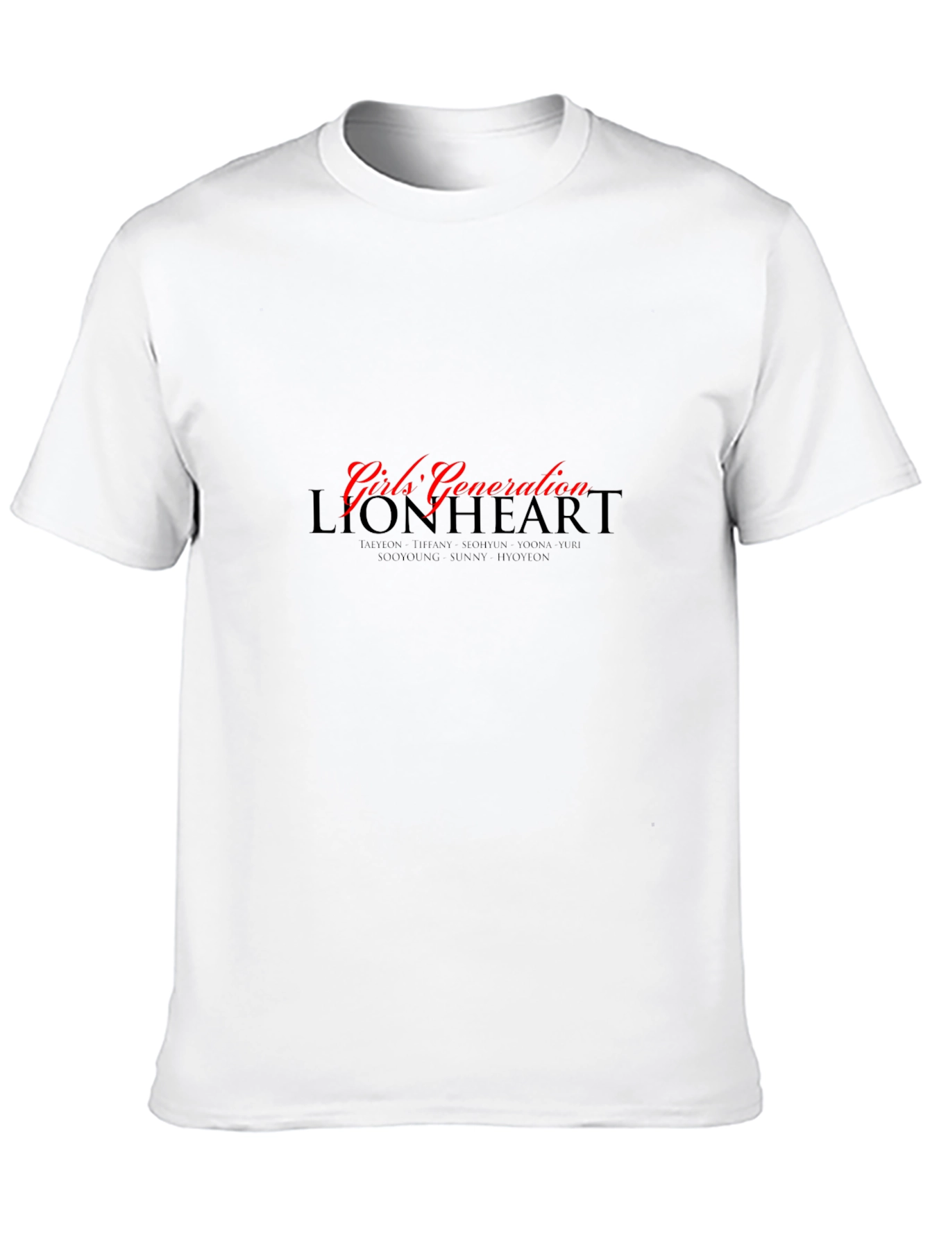 Girls Generation Lion Heart Black T-Shirt