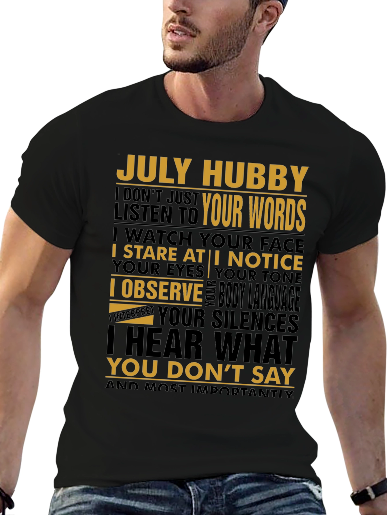 July Hubby Graphic T-Shirt